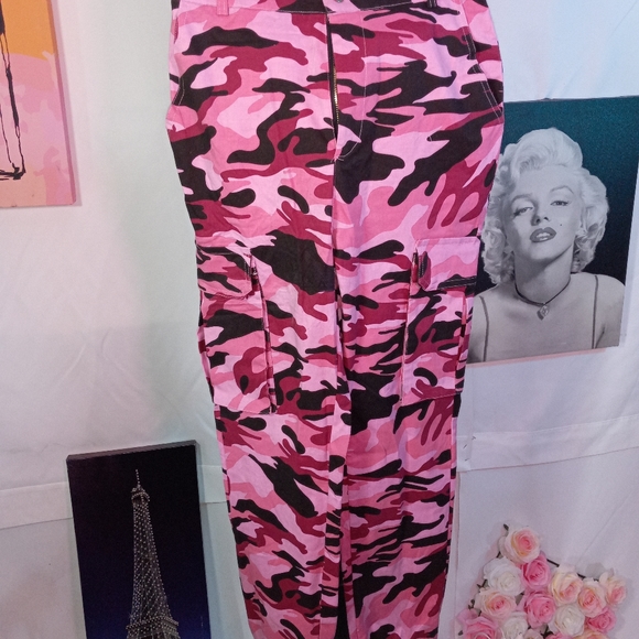Canvas pink camo pants - Picture 4 of 6